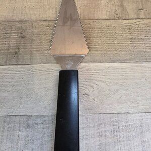 Pampered Chef Stainless Steel Pie Server Slicer Black Handle